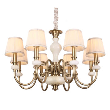 Natural Marble Iron Metal Chandelier for Wholesale Retail (SL2253-8)